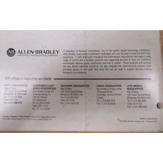 Allen Bradley 40063-150-01(A) Manual 4006315001A - Used