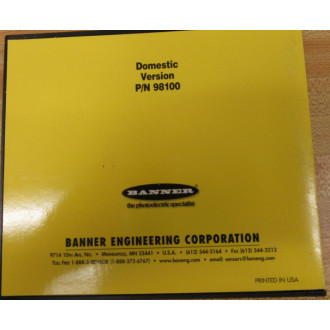 Banner 98100 Photoelectric Sensors - Used