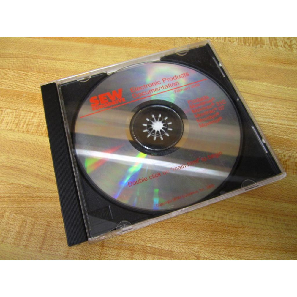 SEW Electronics Products Documentation CD-Rom - Used