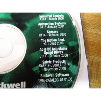 Allen Bradley RA-CA001A-EN-C Software Catalog on CD RACA001AENC - Used
