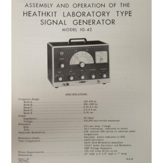 Heathkit 595-573 Manual 595573 - Used