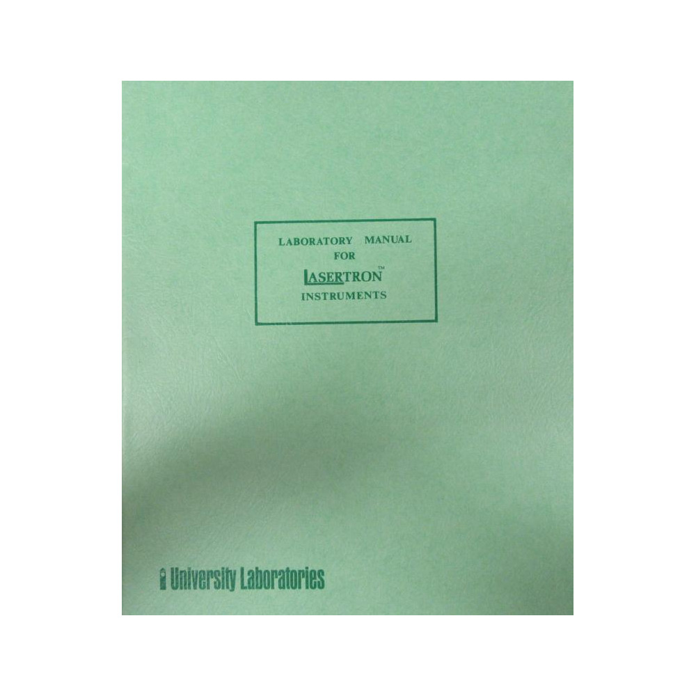 University Laboratories 3328 Manual - Used