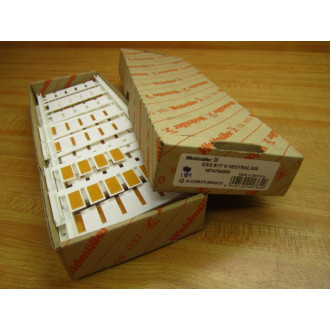 Weidmuller 1674760000 Marking Tabs ESG 917 K NEUTRALWS (Pack of 189)