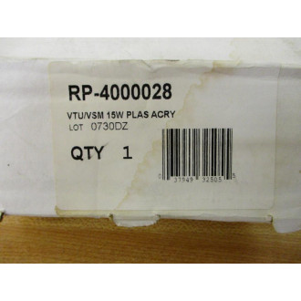 RP-4000028 Plastic Acrylic RP4000028 1" X 18" X 2.5"