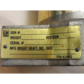 Knight Kraft KK35-0020 Cylinder KK350020 - Used