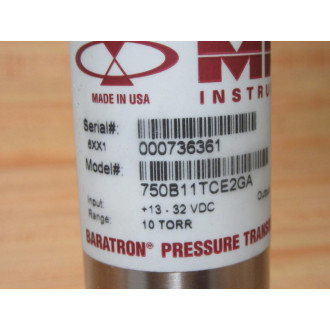 MKS 750B11TCE2GA Baratron Pressure Transducer