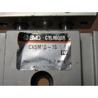 SMC CXSM10-10 Air Cylinder CXSM1010 - Used
