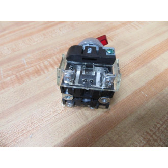 Allen Bradley 800T-6HR17KB6AX 2 Pos Selector Switch