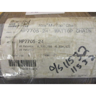 Rexnord HP7705-24 Conveyor Belt HP770524 5'