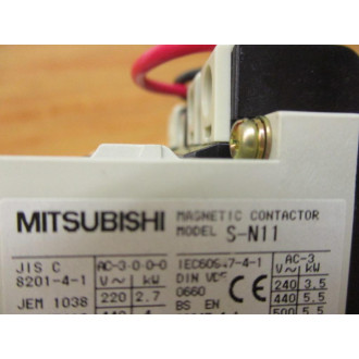 Mitsubishi S-N11 Magnetic Switch SN11 No InstructionsJumpers