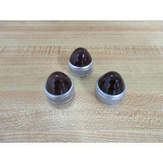 Square D 9001-R2 Red Pilot Light Cap 9001R2 (Pack of 3) - Used