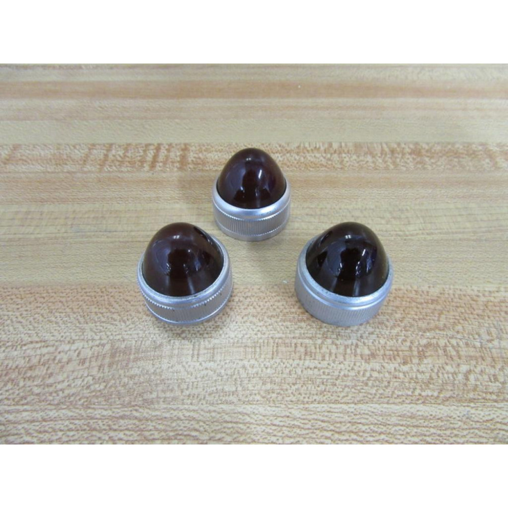 Square D 9001-R2 Red Pilot Light Cap 9001R2 (Pack of 3) - Used