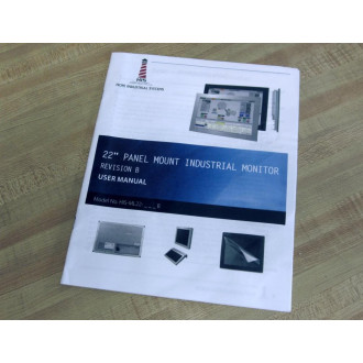 HIS 99125 22" Industrial Monitor Users Manual WCD ML22B