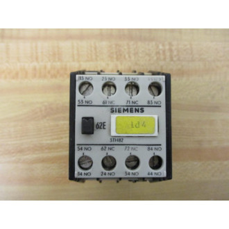 Siemens 3TH8262-0A Contactor 3TH82620A 220V - Used