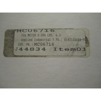 Simpson MC06716 Meter MC 06716