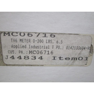 Simpson MC06716 Meter MC 06716