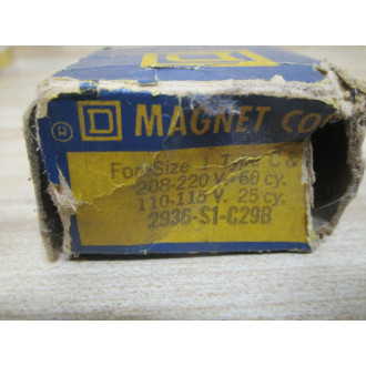 Square D 2936-S1-C29B Coil 2936S1C29B