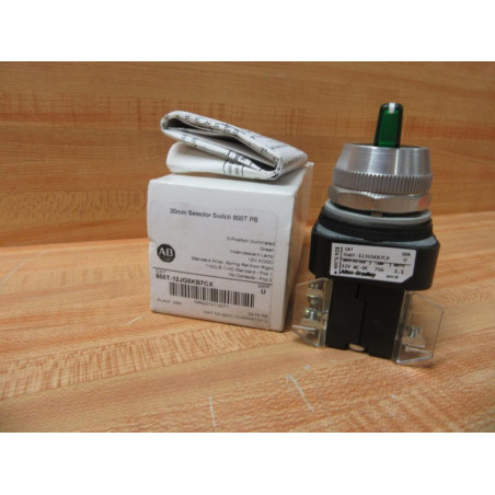 Allen Bradley 800T-12JG5KB7CX Selector Switch