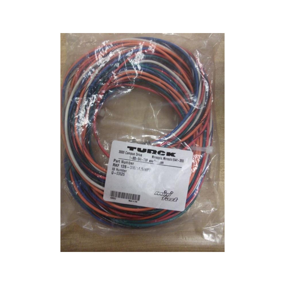 Turck RKF1263M145NPT Cable U-03525
