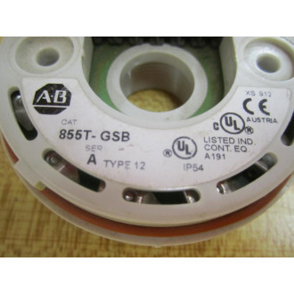 Allen Bradley 855T-GSB Mounting Base 855TGSB Series A - Used