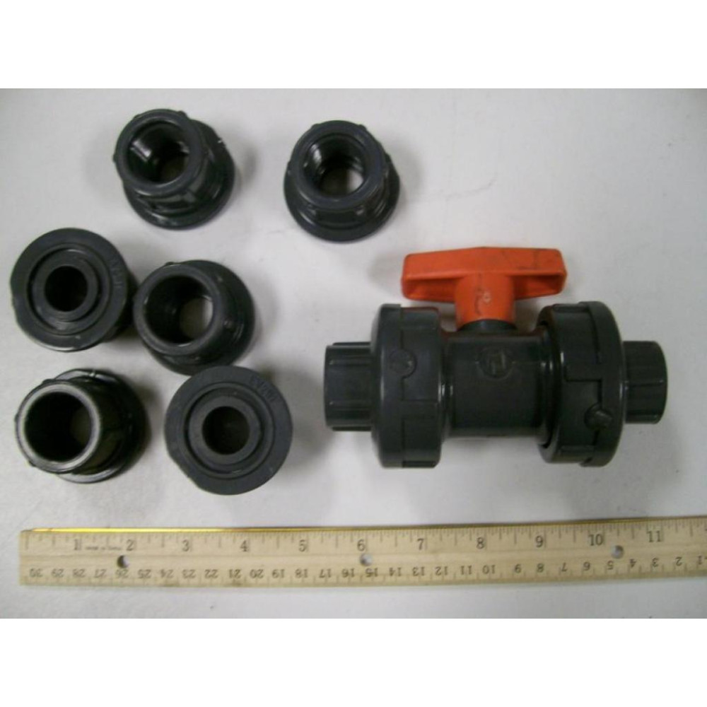 GF Plastic 161-560-003 George Fischer Ball Valve Socket - Used