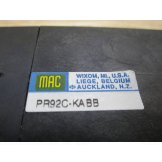Mac Valves PR92C-KABB Pressure Regulator