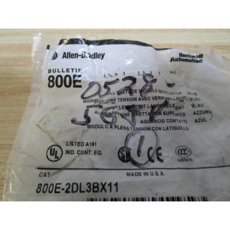 Allen Bradley 800E-2DL3BX11 Module 800E2DL3BX11