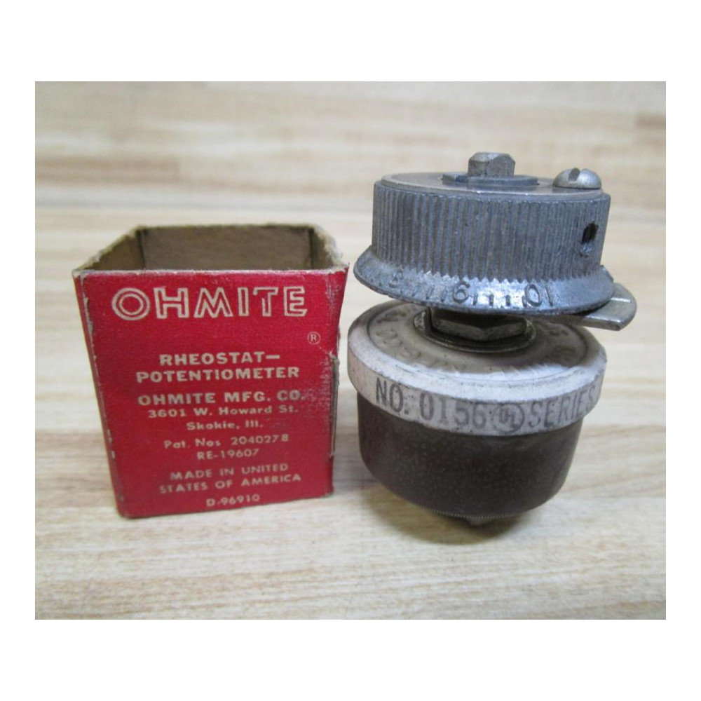 Ohmite 0156 Rheostat 500 Ohms