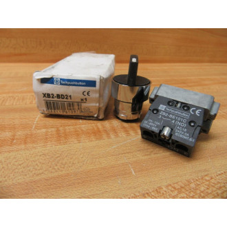 Telemecanique XB2-BD21 Selector Switch 2-Pos XB2BD21