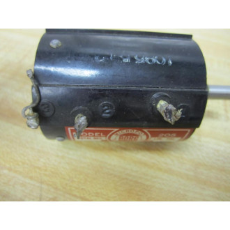 Maco 205 Borg Model Potentiometer Linear 10 Turn - Used
