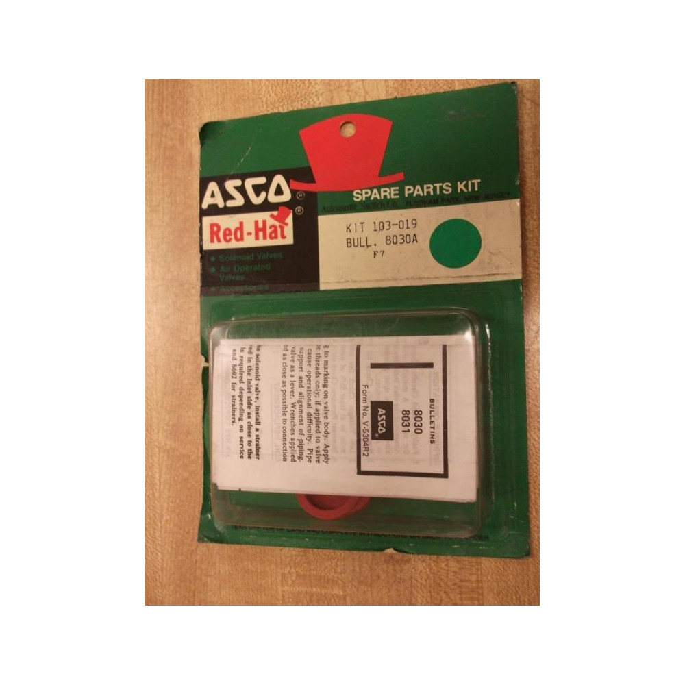 Asco 103-019 Spare Parts Kit 103019