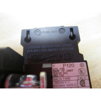 Siemens P120 ITE Pushmatic Breaker 20A 1P 120240V