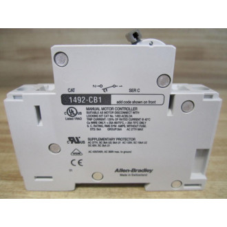Allen Bradley 1492-CB1H100 Circuit Breaker 1492CB1H100 10A Series C