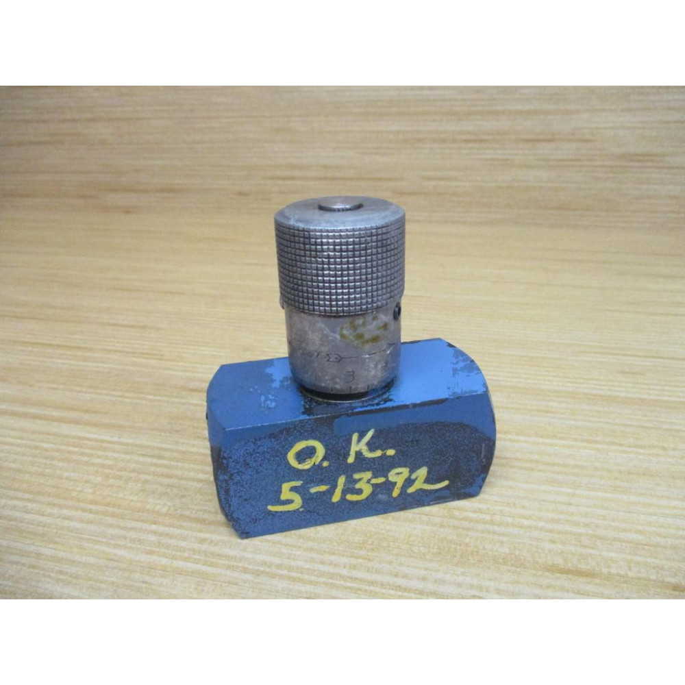 Parker N1200S Needle Valve 34" Steel - Used