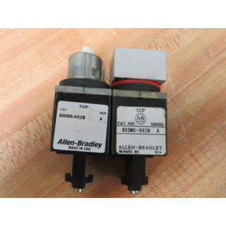 Allen Bradley 800MS-HX2B Pushbutton Selector Switch Operator (Pack of 2) - Used
