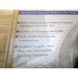 Targus PA410U Notebook Cable Lock