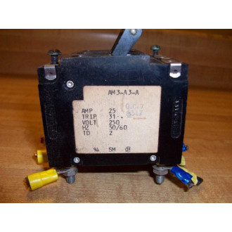 Heinemann AM3-A3-A 25A Circuit Breaker - Used