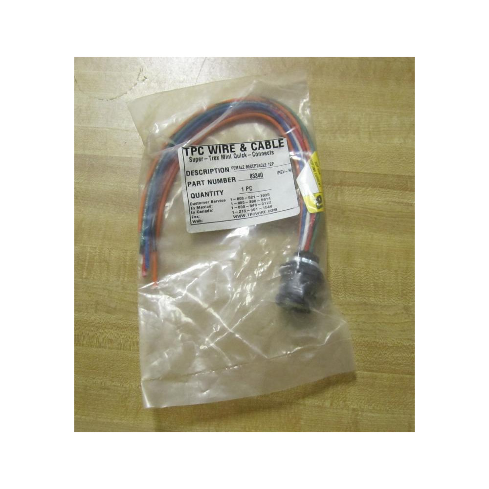 T.P.C Wire & Cable 83340 Cordsets