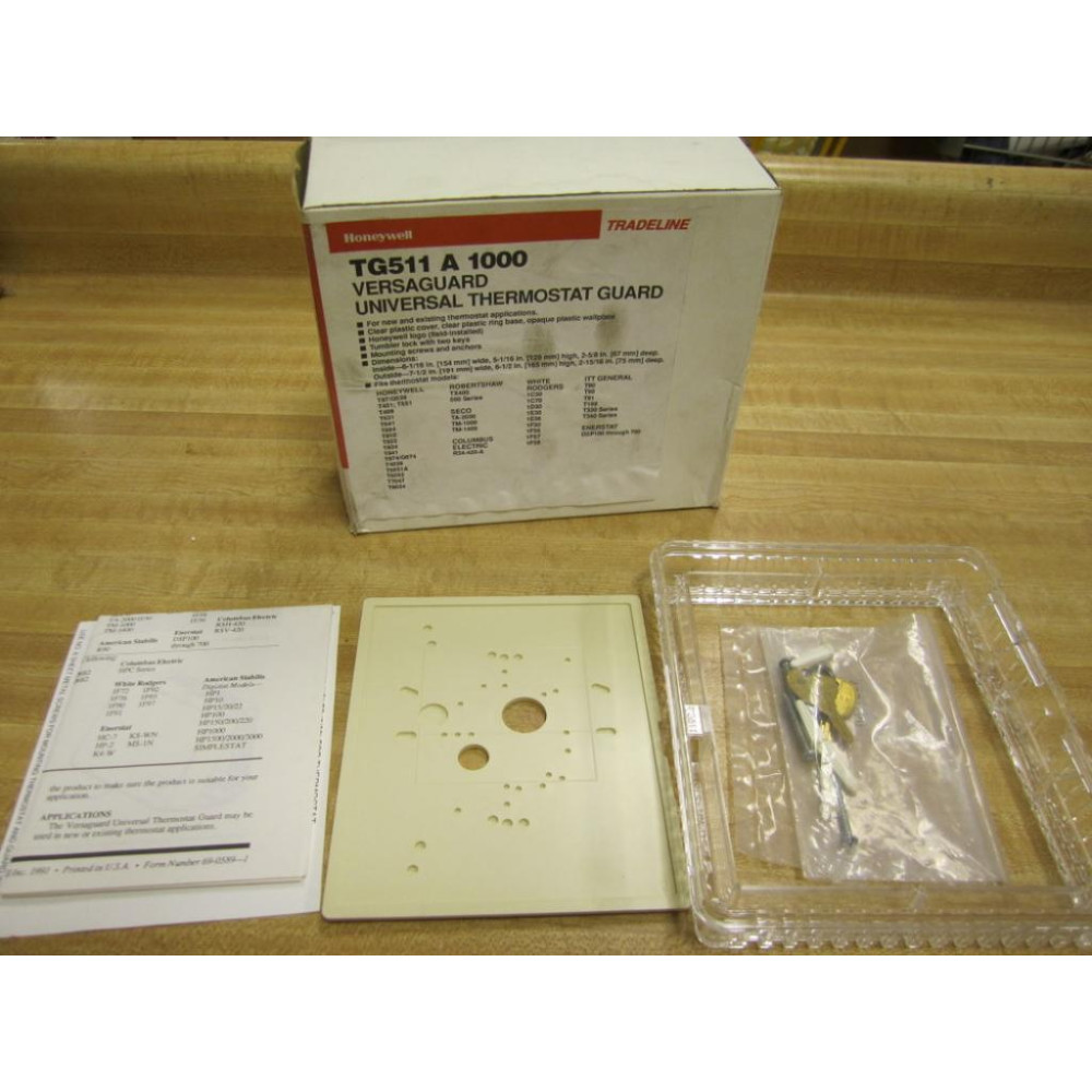Honeywell TG511A-1000 Thermostat Guard TG511A1000 Missing The Front Locking Guard - New No Box