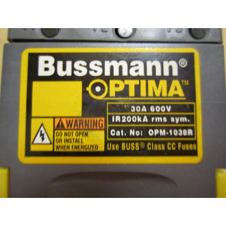 Bussmann 0PM-1038R Fuse Block - Used