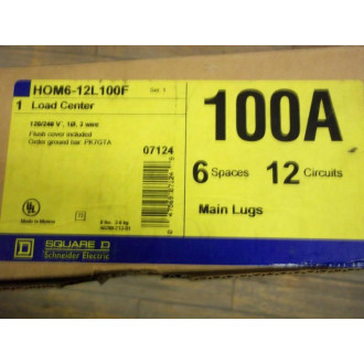 Square D HOM6-12L100F Load Center