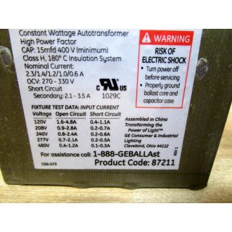 GE General Electric GEM250ML5AC3-5 Ballast