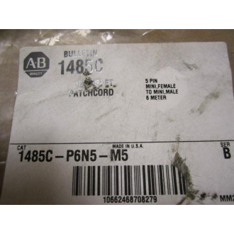 Allen Bradley 1485C-P6N5-M5 Patchcord