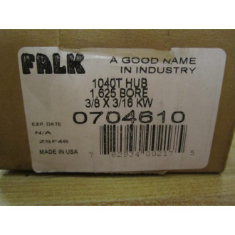 Falk 1040T 0704610 Coupling Flex  Hub 1040T0704610 1.625 Bore