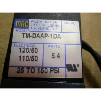 Mac Valves TM-DAAP-1DA Solenoid Coil TMDAAP1DA