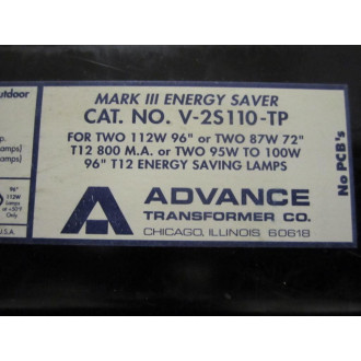 Advance V-2S110-TP Ballast Mark III V2S110TP