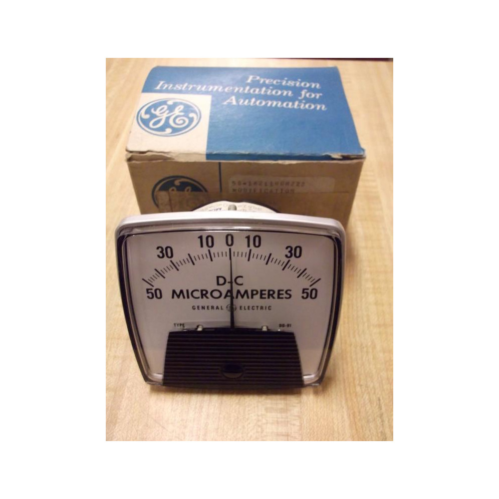 GE General Electric D0-91 Panel Meter 0-50DC