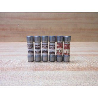 Buss KTK-1-12 Bussmann Fuse Cross Ref 6F131 (Pack of 6) - New No Box