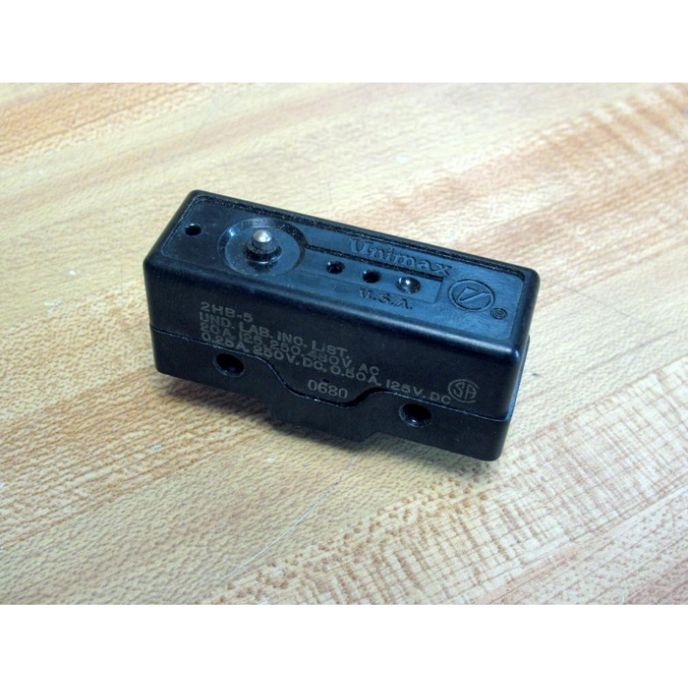 Unimax 2HB-5 Switch WPin Plunger 2HB5 - New No Box