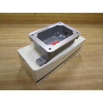 Hubbell Killark FXB-2 Device Box 34" Hub Dead End Single Gang